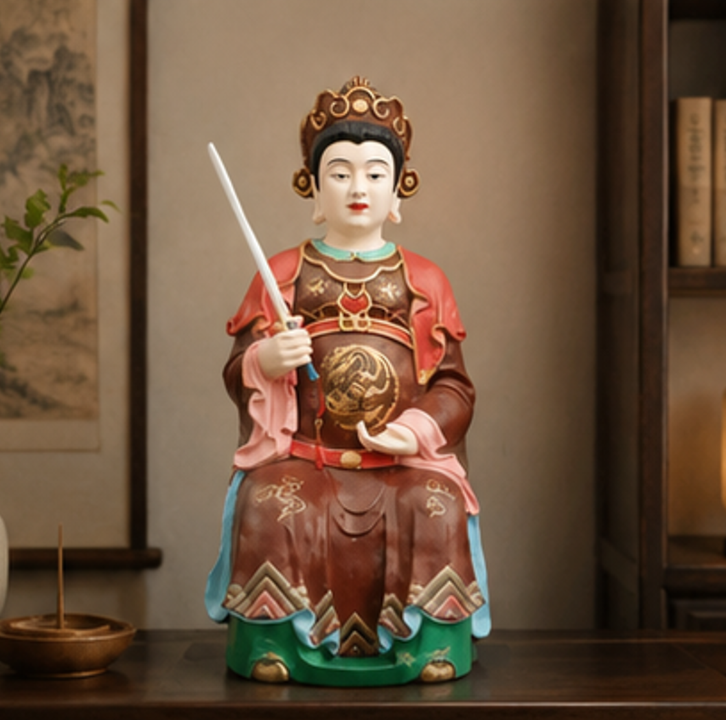 Hand-painted clay statues of Our Lady of Shun Tian