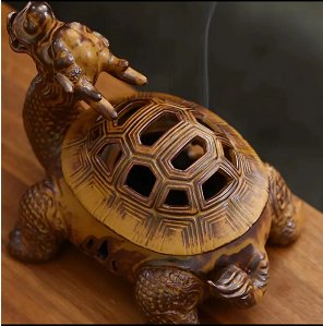 Antique-style Dragon-Tortoise Incense Burner
