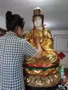 Restoration of Buddhist Statues