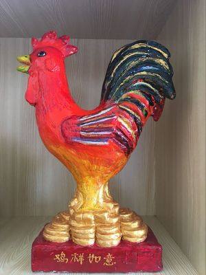 Clay model of a rooster