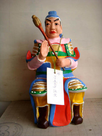 Statue of General Wang Wen, the Dingchou Tai Sui of the Sixty-Stem Cycle