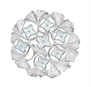Ruqi Jewellery – Love at Lixian   S925 Silver Shell Brooch