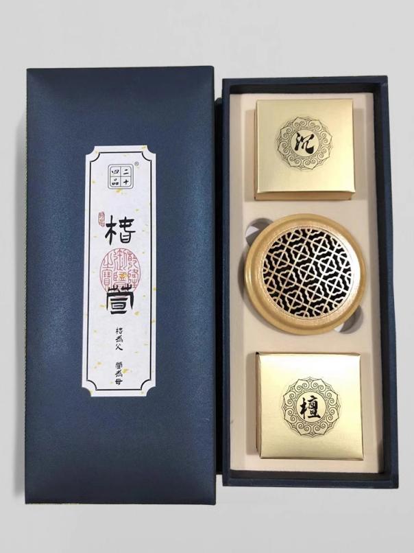 Chunxuan Sticky-Free Agarwood and Sandalwood Gift Set: Natural Plant-Based Fragrance, No Chemical Additives