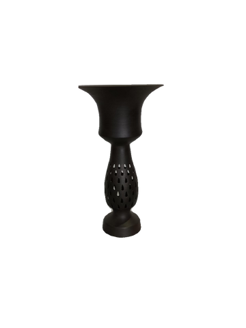 Hand-thrown eggshell-patterned pottery cup, made from black pottery, a product of intangible cultural heritage