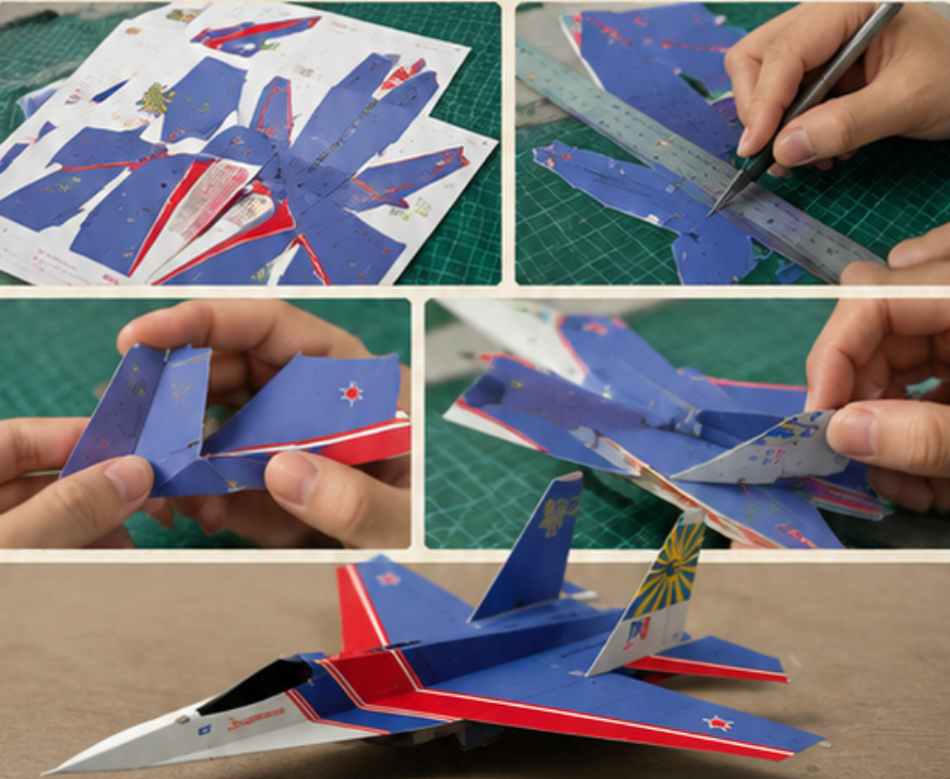 Su-27 'Warriors' Aerobatic Team (5-aircraft formation)