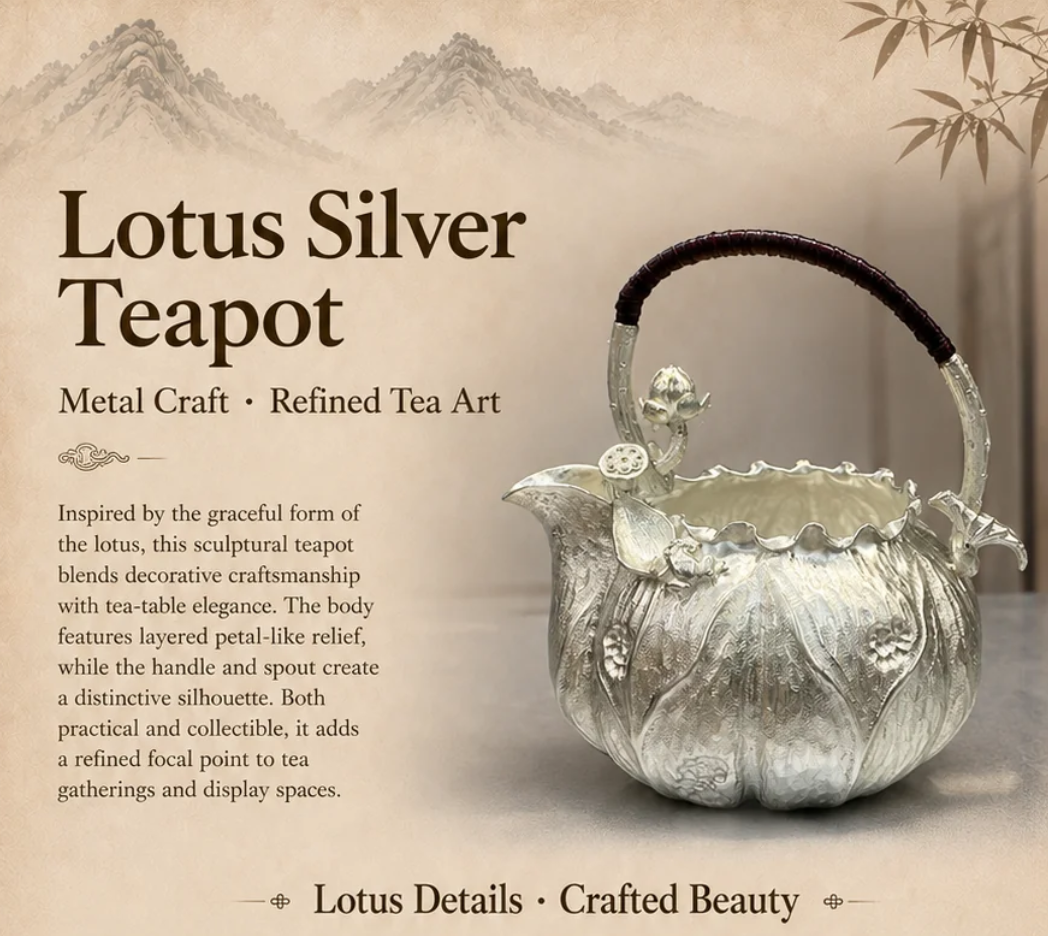 Chen's Metalwork: "Lotus and Fish"